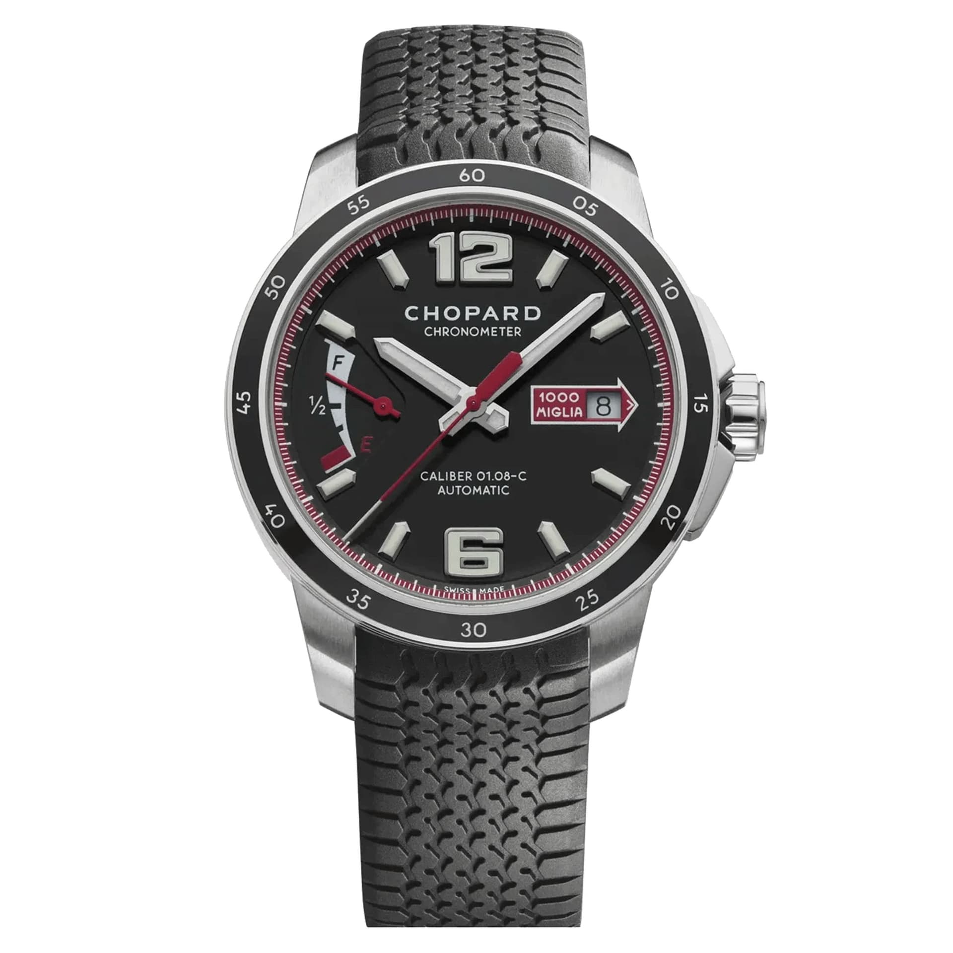 Chopard Montre Chopard Mille Miglia GTS Power Control automatique cadran noir bracelet caoutchouc noir 43 mm