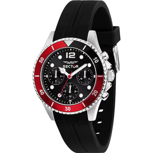 Sector Montre Homme SECTOR Bracelet en silicone noir