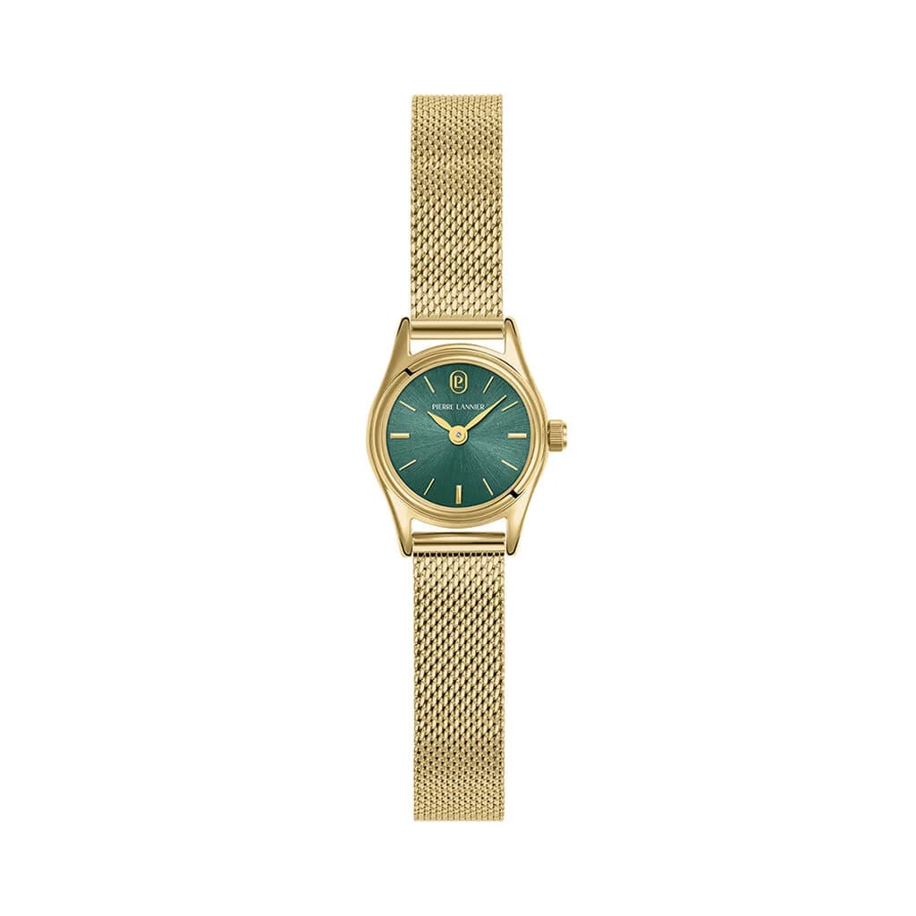 Pierre Lannier Montre Pierre Lannier Collection Ovalia en Acier et PVD Doré