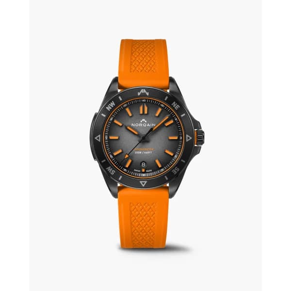 NORQAIN Montre Norqain Adventure Neverest 40mm Edition Limitée Bracelet Caoutchouc Orange