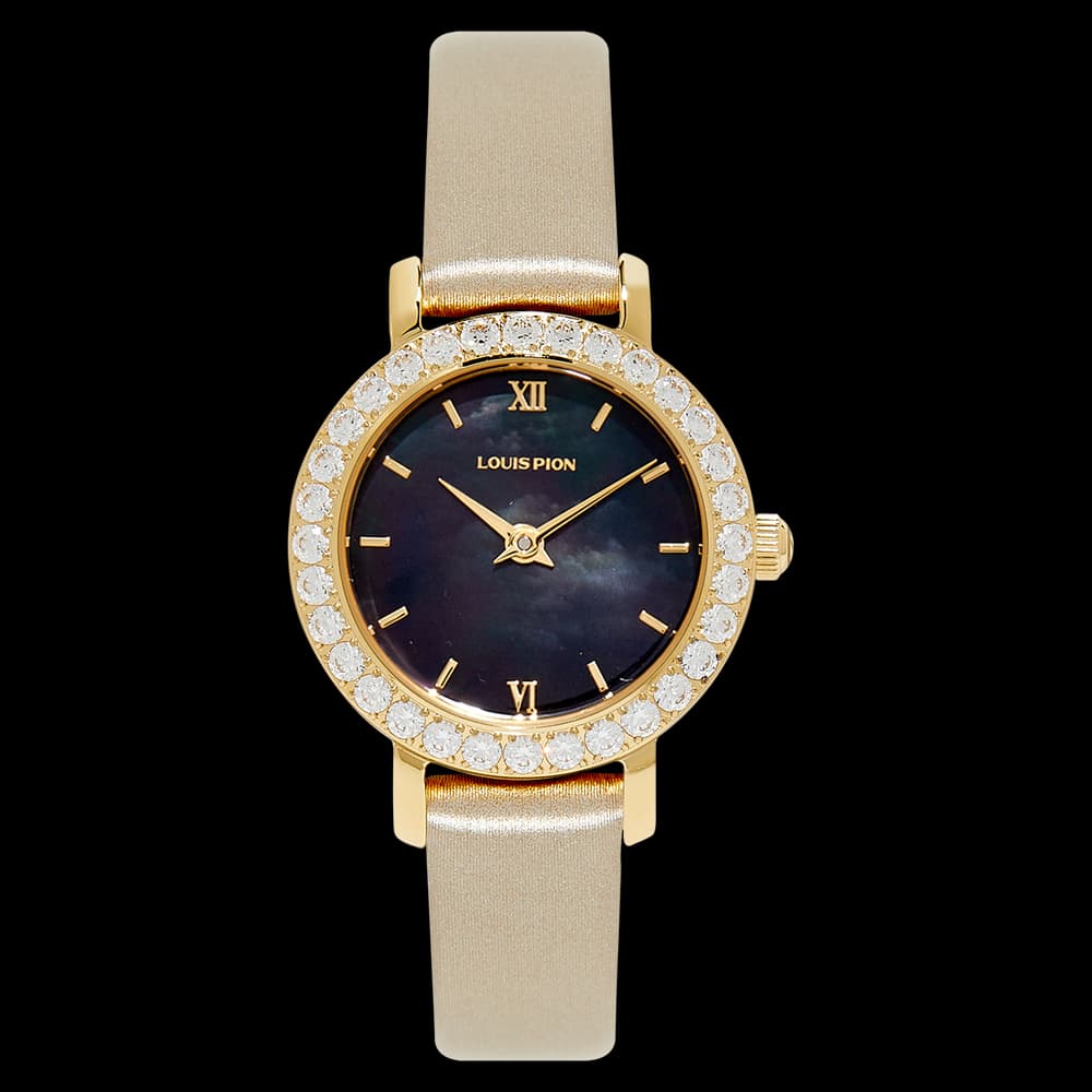 Louis Pion Montre quartz Femme Grace Noir