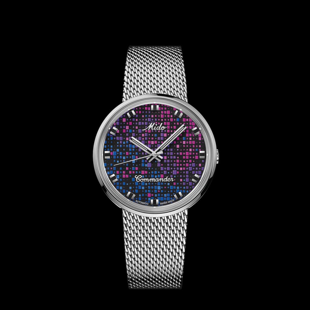 Mido Montre automatique Femme Commander Multicolore