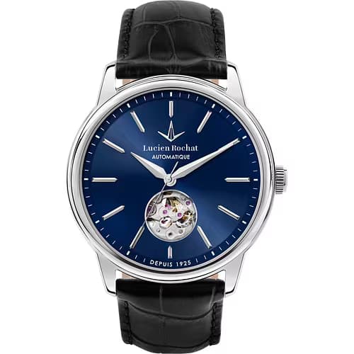 Lucien Rochat Montre Homme Lucien rochat Cuir véritable Noir R0421116012