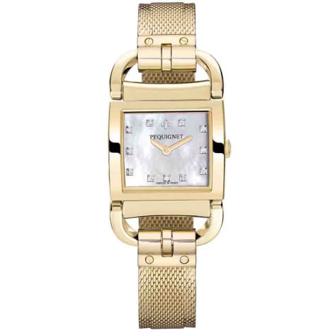 Pequignet E. Montre Pequignet Attellage Quartz - Cadran Nacre Blanc - Bracelet - 5895508CD-A