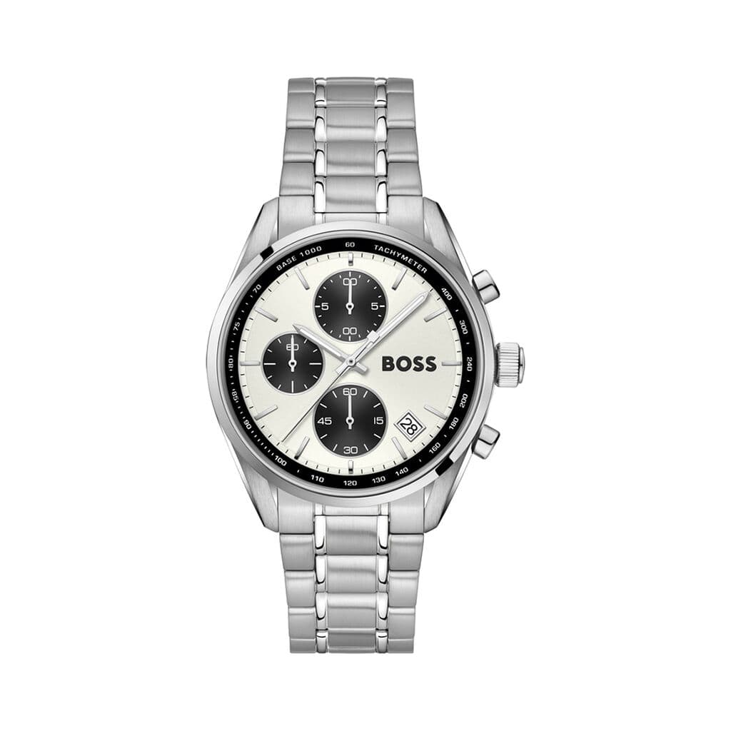 Hugo Boss Montre Hugo Boss Grand Prix Vitesse Argenté