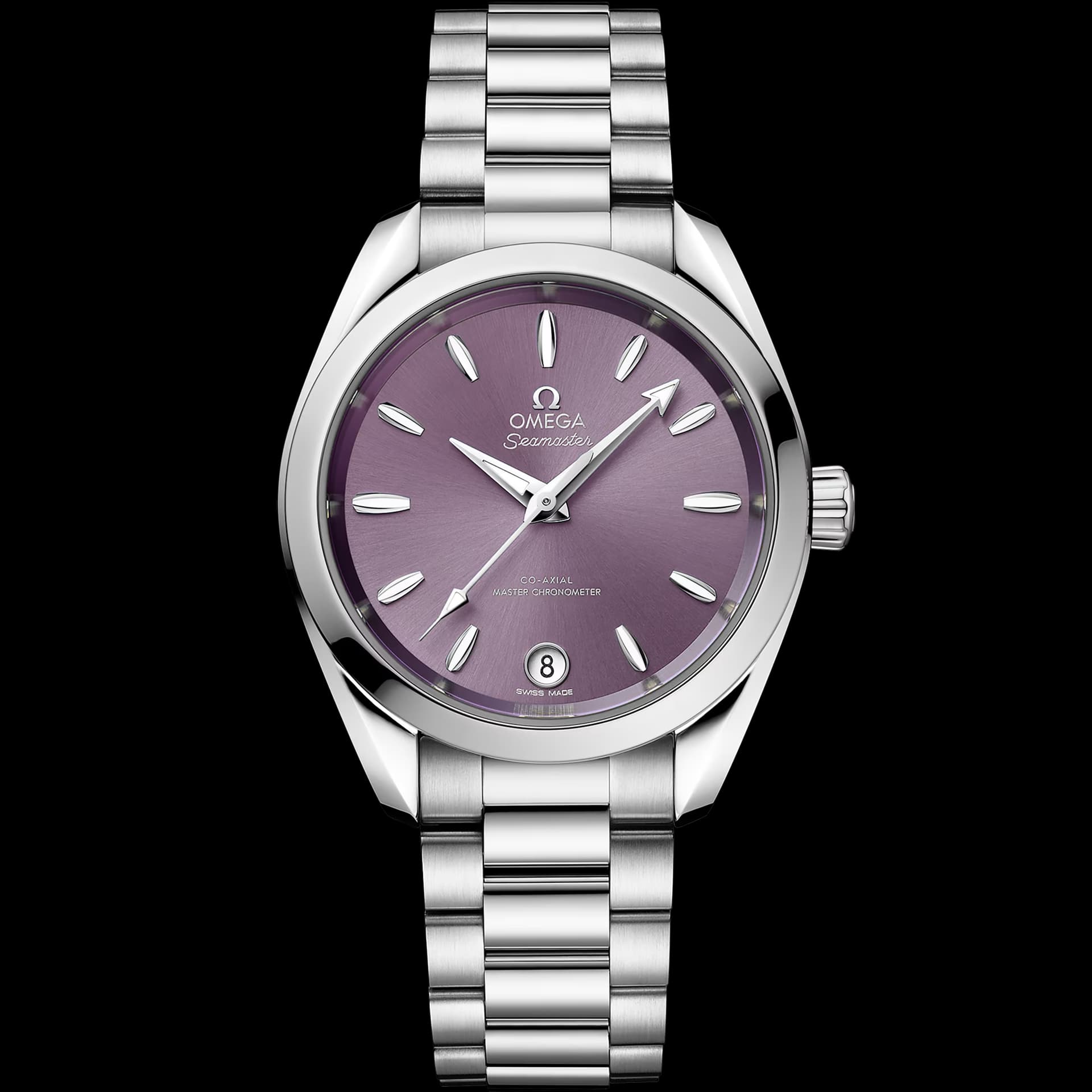Omega Seamaster 34 mm, acier sur acier