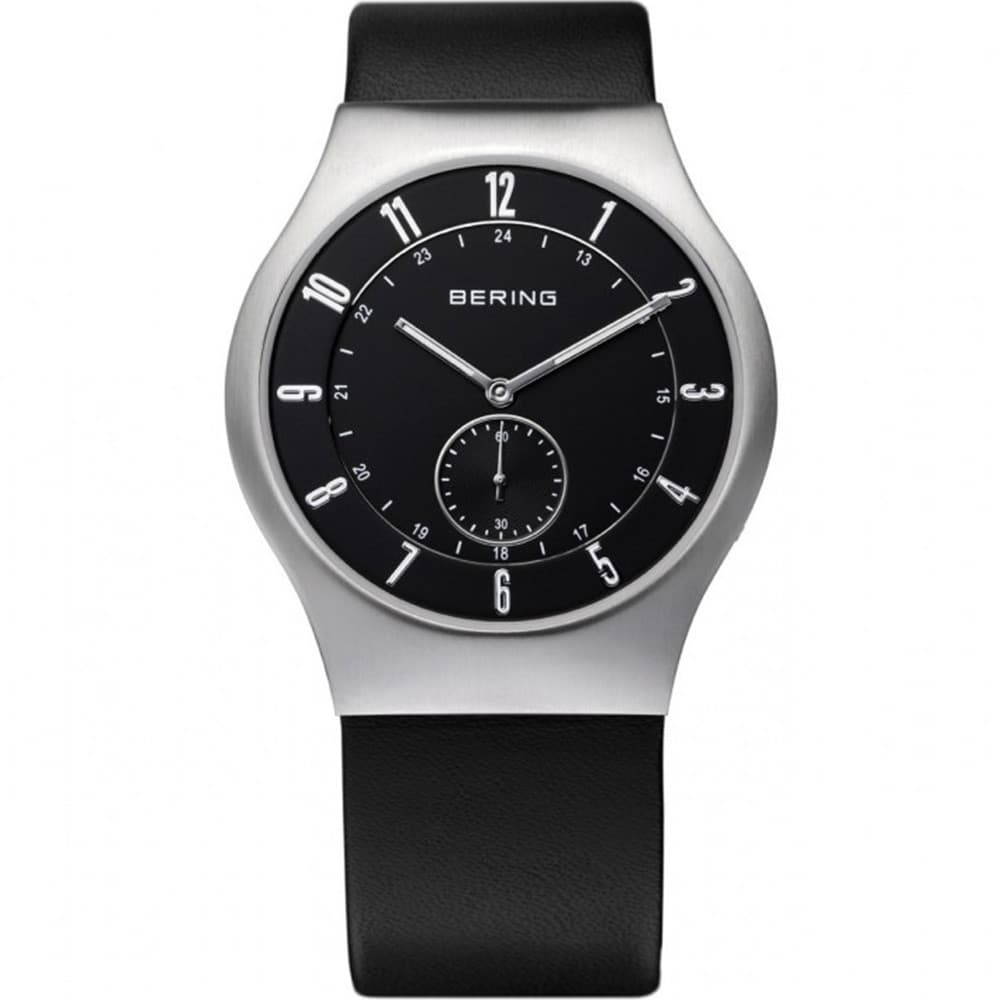 Bering Montre Bering en Cuir Noir