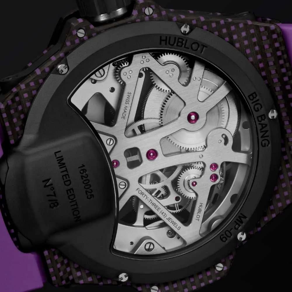 Hublot MP-09 Tourbillon Bi-Axis Purple 3D Carbon