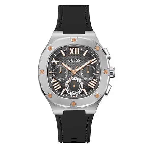 Guess Montre Homme GUESS en Silicone Noir Etanche