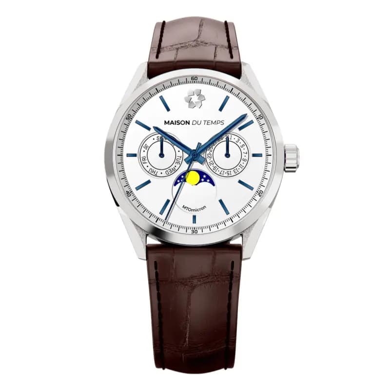 Maison du Temps Montre MTOmicron MoonPhase Blanc