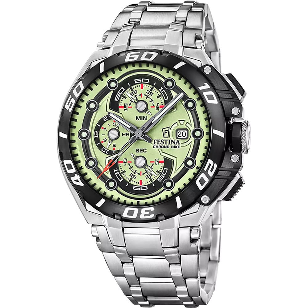 Festina Montre Festina Collection Chrono Bike en Acier Argenté