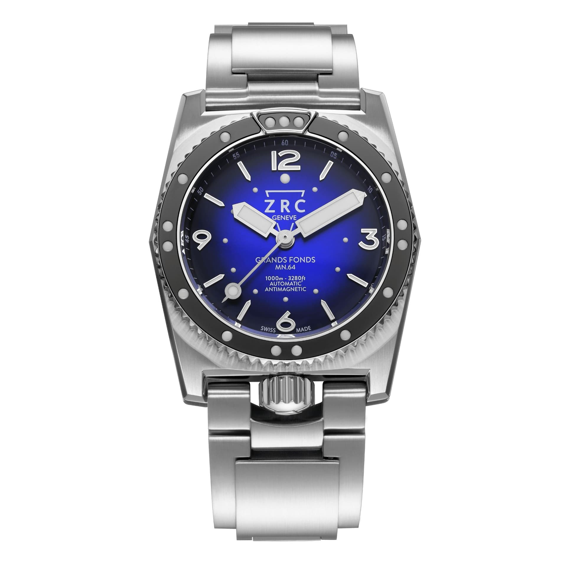 ZRC Montre ZRC Grands Fonds MN64 - Heterium - 41.5 mm - GF421613