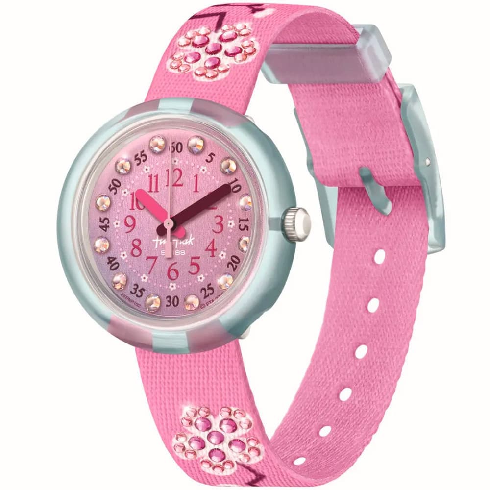 Flik Flak Montre Flik Flak Collection Shine Bright en Biosource Rose