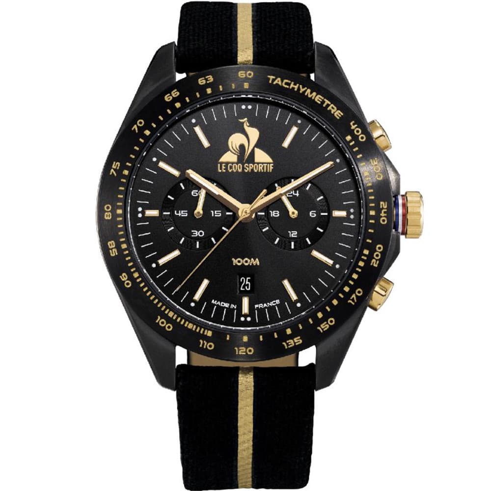 Le Coq Sportif Montre le Coq Sportif Collection Coq d'Or en Nylon Noir