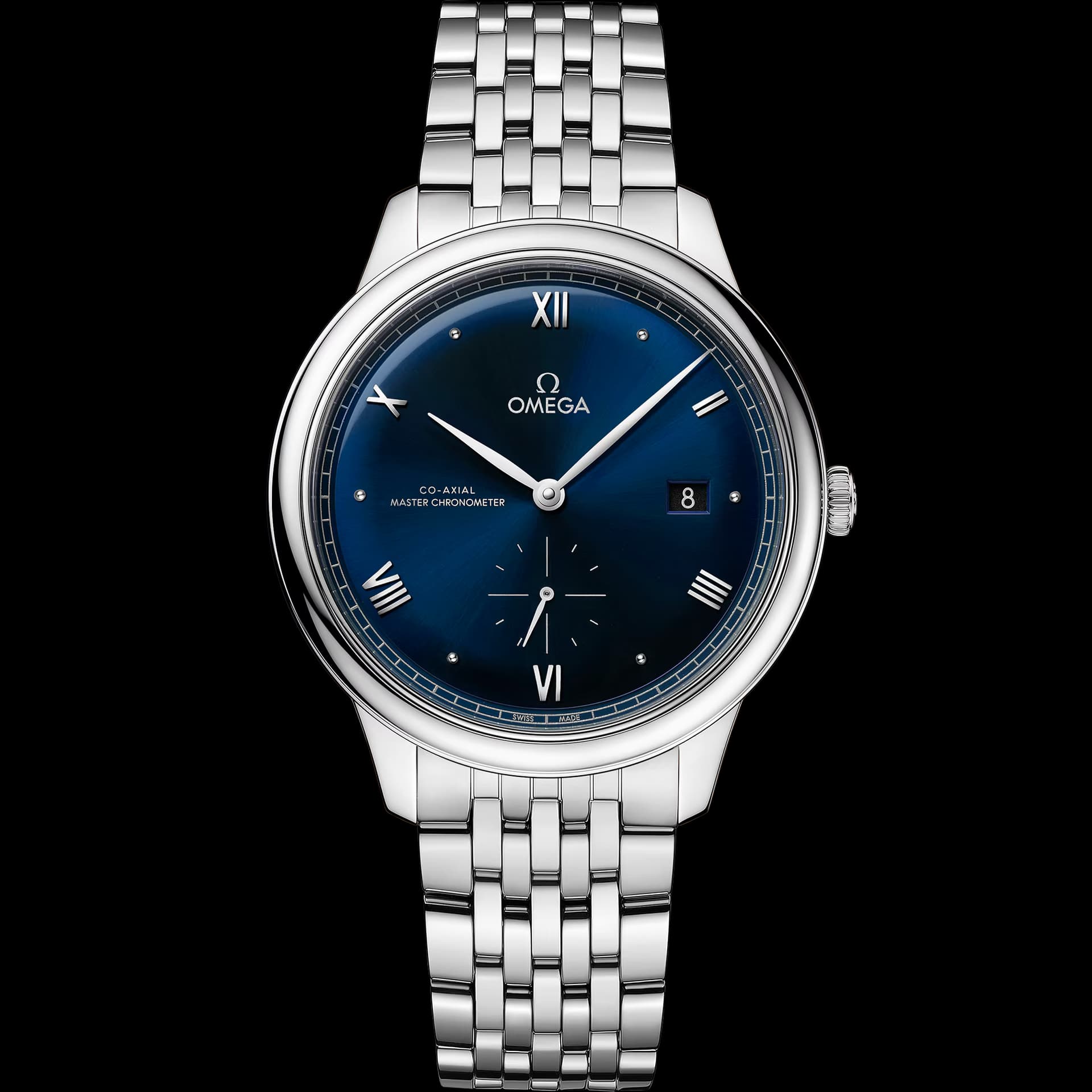 Omega De Ville 41 mm, acier sur acier
