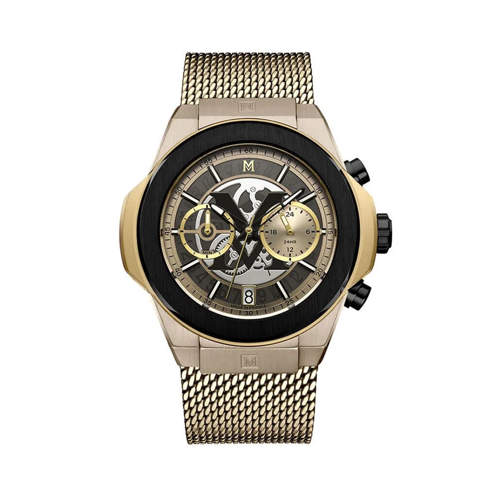 Montignac Montre Montignac Round Chrono Champagne
