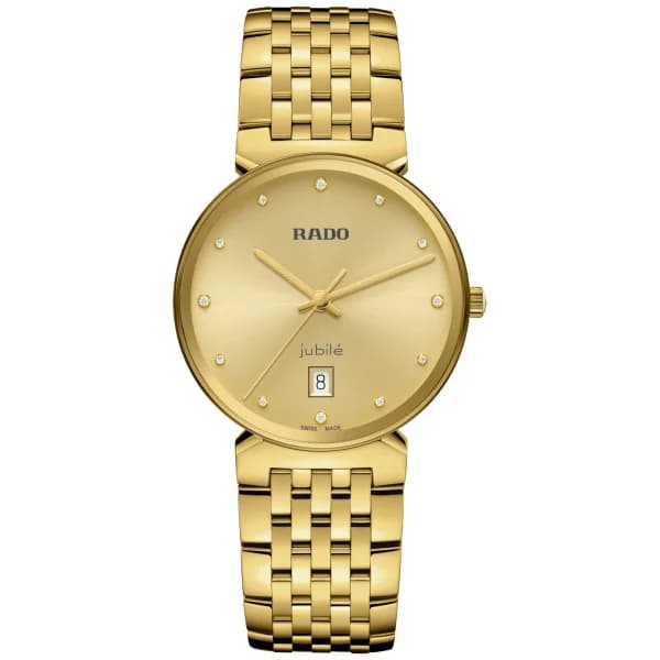 Rado Montre Rado Florence Diamonds Quartz Bracelet Acier et PVD 38.0 mm