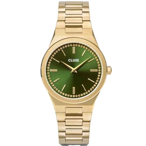 Cluse Montre Cluse Vigoureux Steel, Green Stones, Gold Colour - CW0101210006