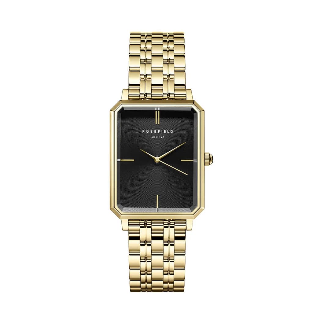Rosefield Montre Rosefield Octagon Noir