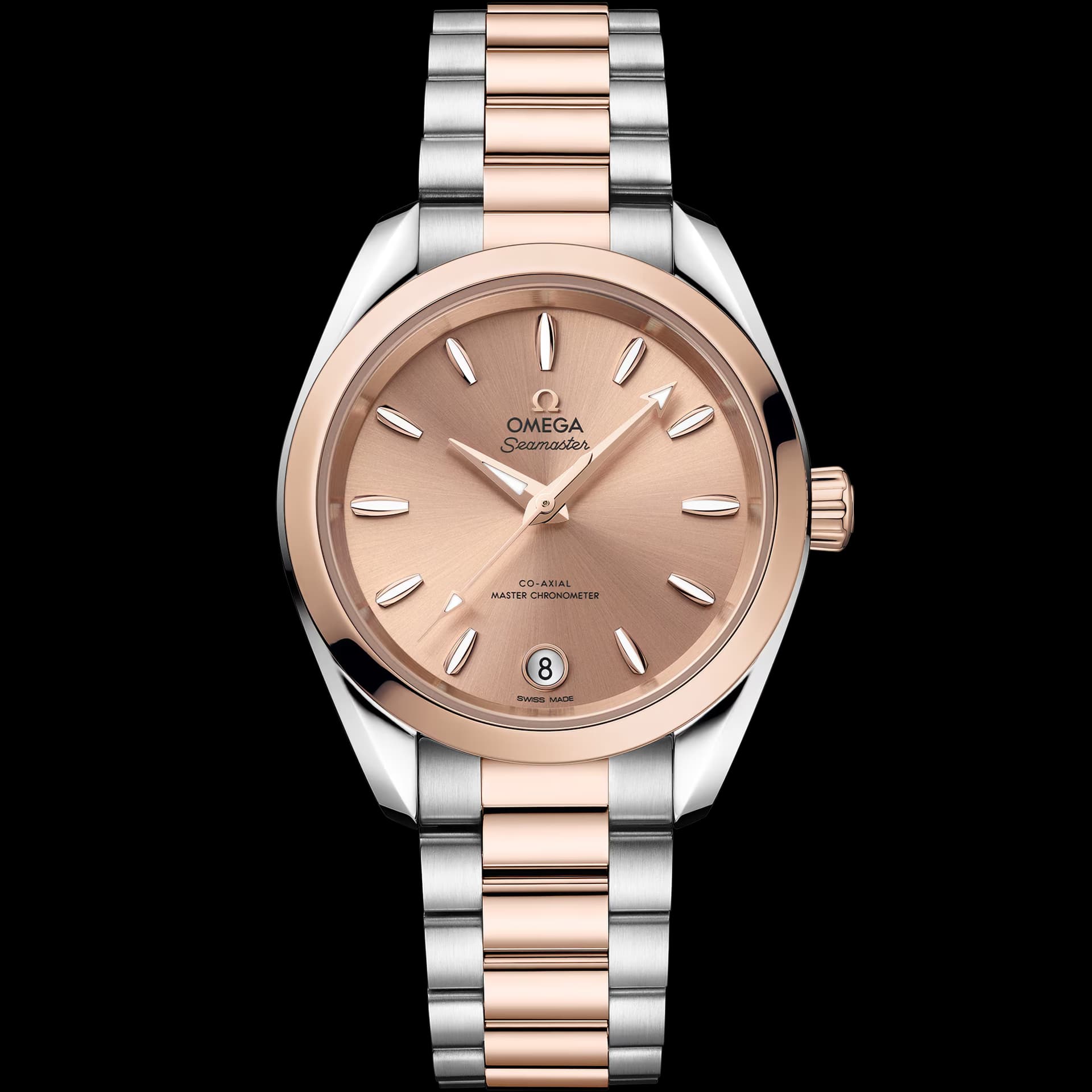 Omega Seamaster 34 mm, acier - or « Sedna™ » sur acier - or « Sedna™ »