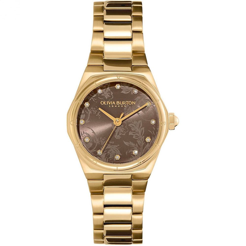 Olivia Burton Montre Olivia Burton Collection Mini Hexa en Acier et PVD Doré