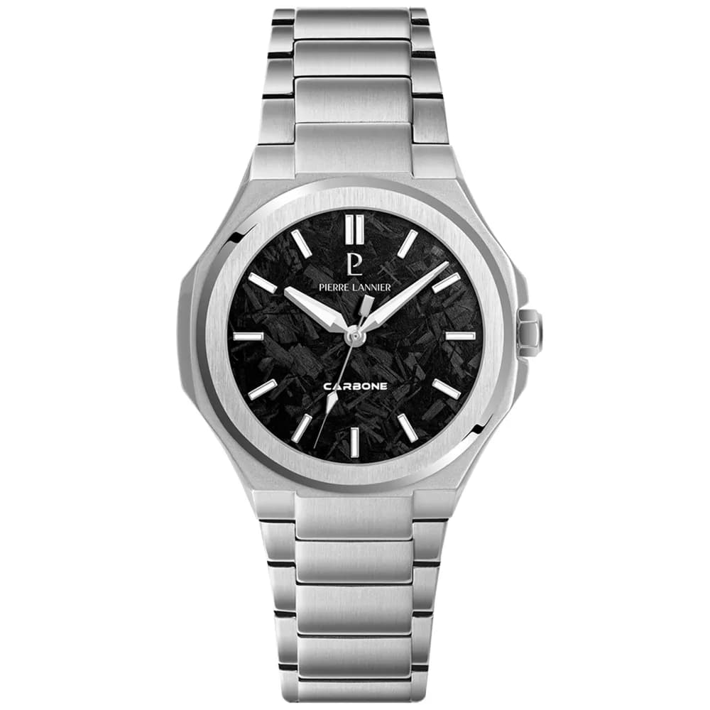 Pierre Lannier Montre quartz Homme Graphite Noir