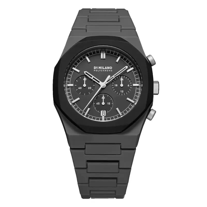 D1 Milano Montre Polychrono Black Blast 40.5mm PHBJ04