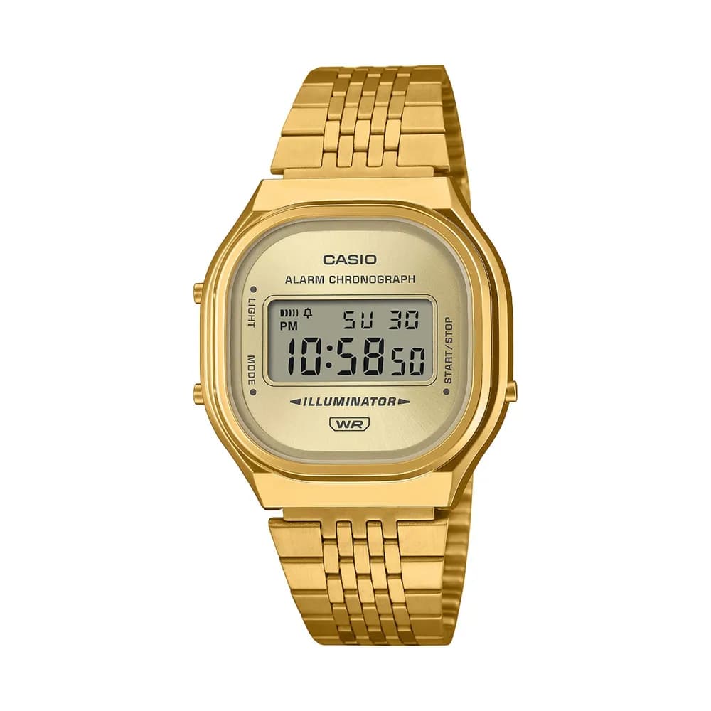 Casio Montre quartz Mixte Casio vintage Argenté, Doré