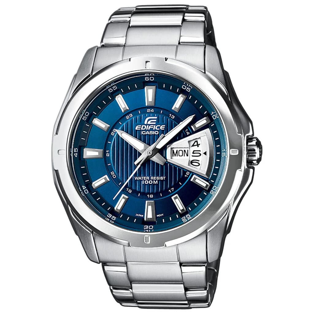 Casio Edifice EF-129D-2AVEF — cadran bleu