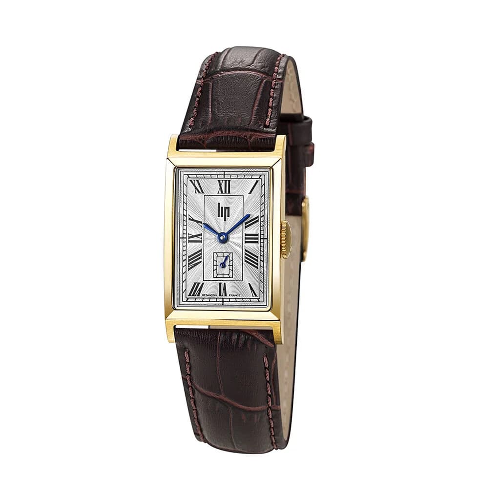 Lip Montre Lip Churchill T18 - Unisexe - cadran Argent Soleillé- - Acier PVD Doré - 671933