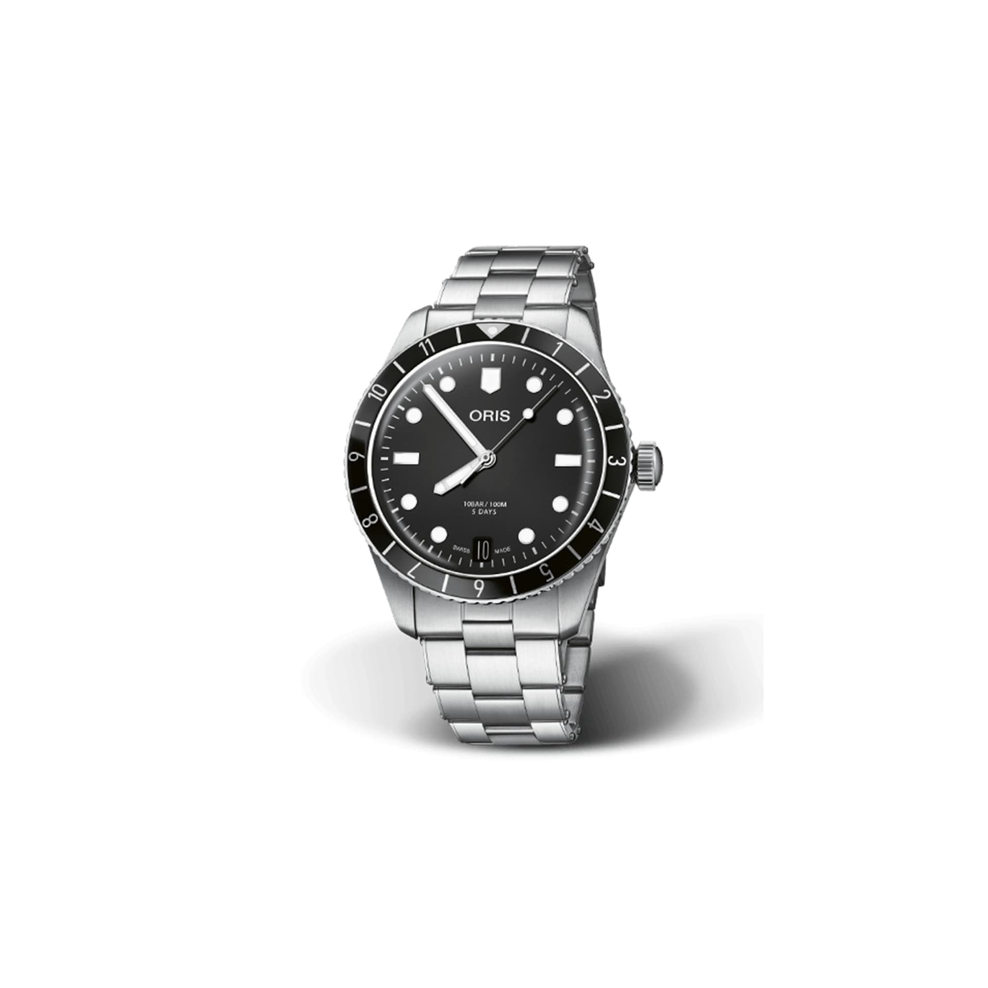 Oris Montre Oris Divers Sixty-Five 12H Calibre 400 automatique cadran noir bracelet acier 40 mm