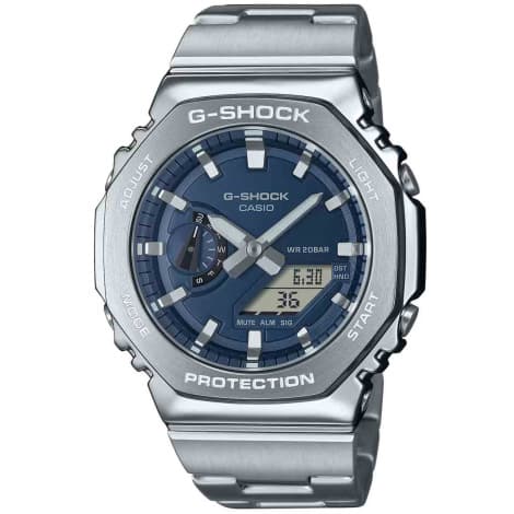 Casio Montre GShock G-Steel - GM-2100 Series - Bleu Marine 49.3 x 44.4 mm- GM-2110D-2B