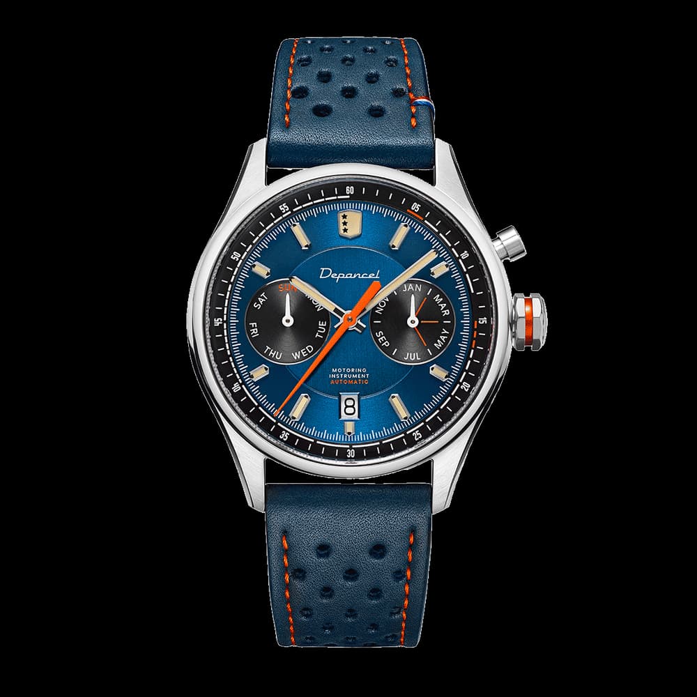 Depancel Montre automatique Homme Allure Bleu