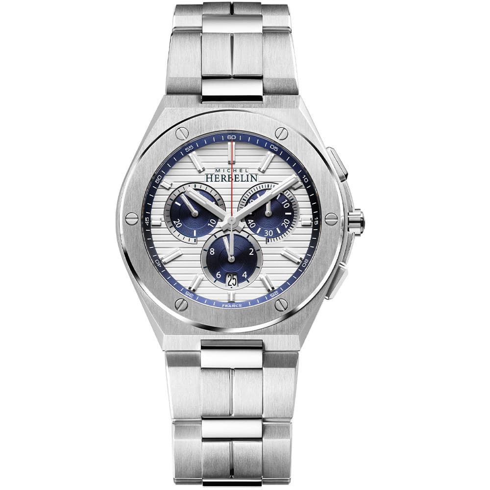 Michel Herbelin Montre Herbelin en Acier Argenté