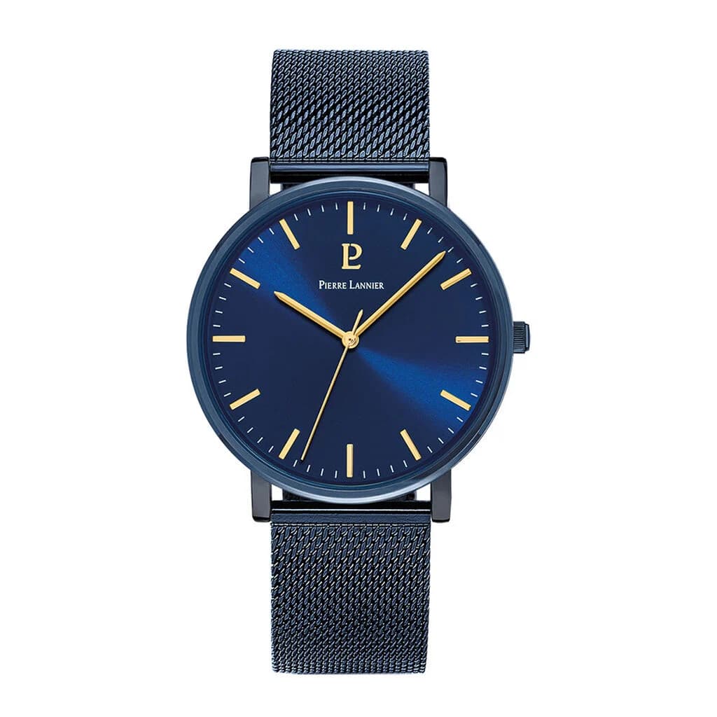 Pierre Lannier Montre Pierre Lannier Collection Essential en Acier et PVD Bleu