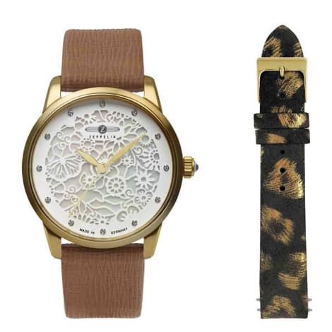 Zeppelin Montre Zeppelin Princess of the Sky Quartz Cadran Blanc - 73451_set