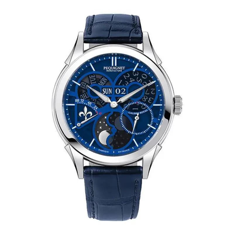 Pequignet Montre Royale Saphir bleu 9010882F CB