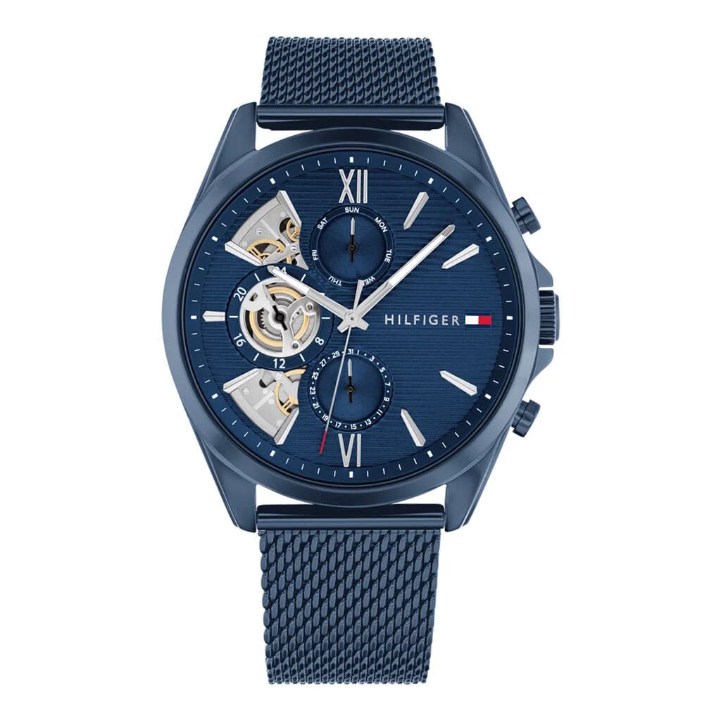 Tommy Hilfiger Montre Tommy Hilfiger Baker Bleu