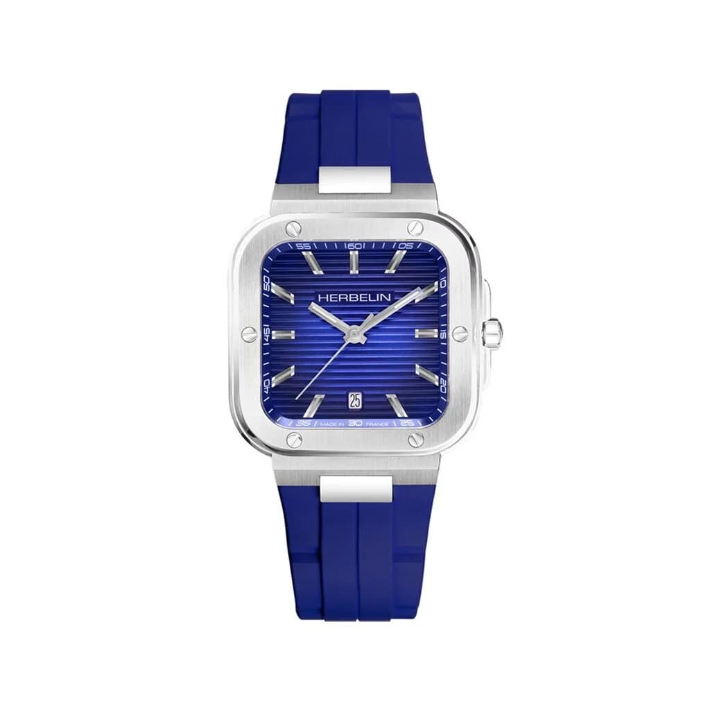 Michel Herbelin Montre Herbelin Cap Camarat Square Homme Quartz - 12246A115CB