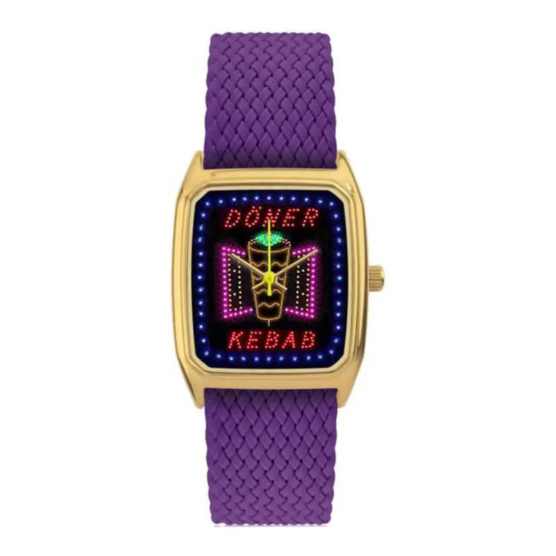 Laps Montre Signature Paristanbul Perlon Violet