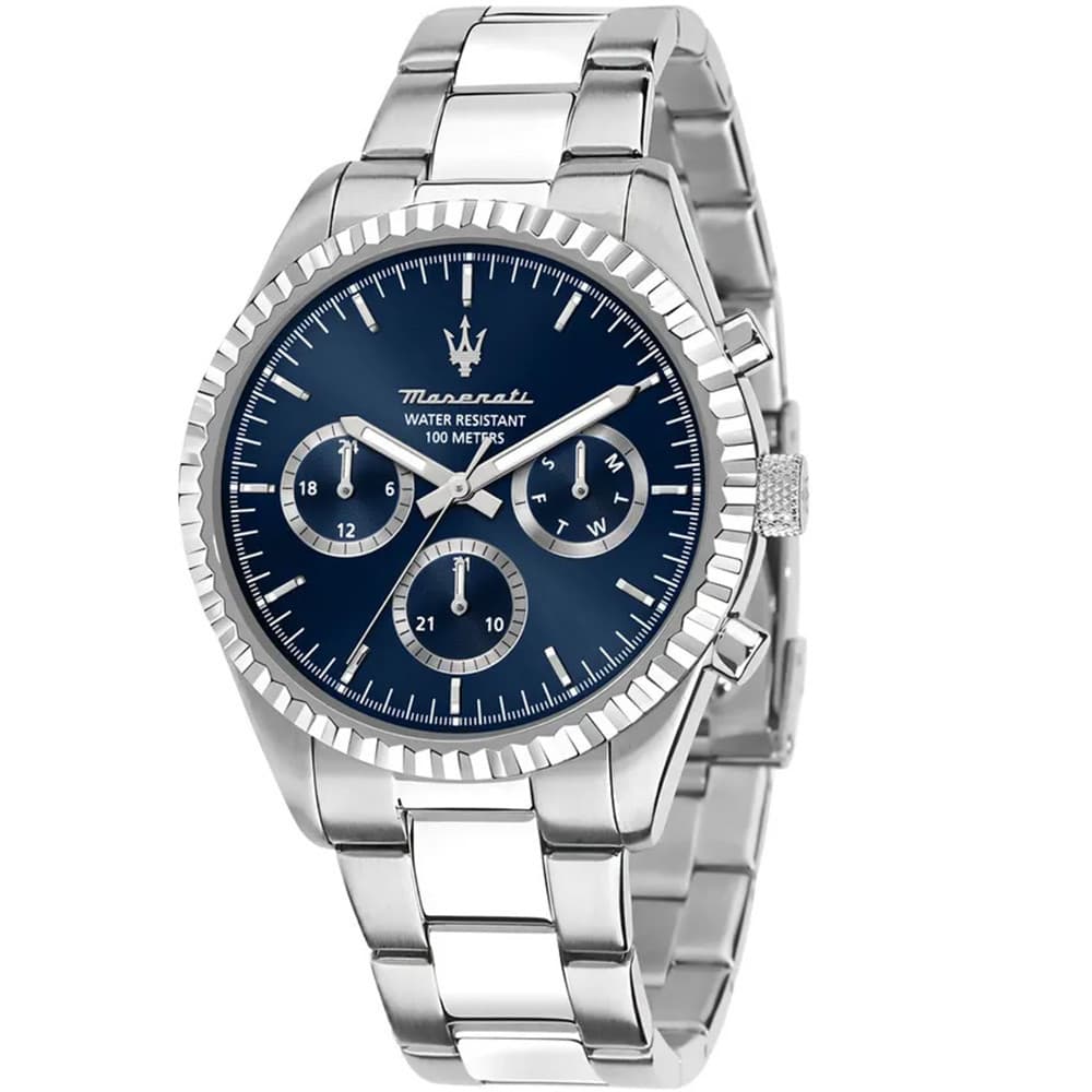 Maserati Montre Maserati en Acier Argenté