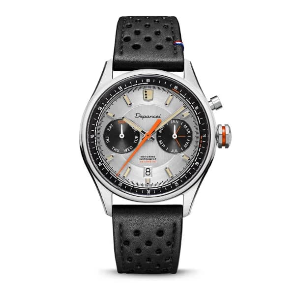 Depancel Montre Depancel Autosport Cadran Silver Bracelet Racing Noir