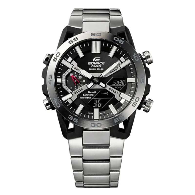 Casio Edifice ECB-2000D — bracelet gris