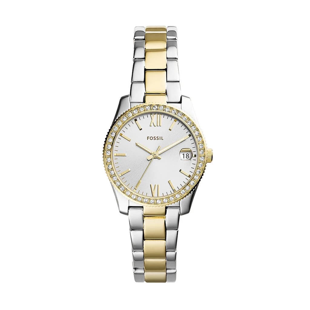 Fossil Scarlette — cadran argenté