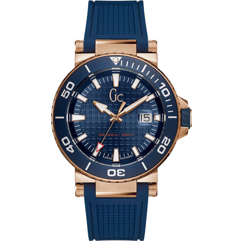 Gc Montre GC Collection Diver Code en Silicone
