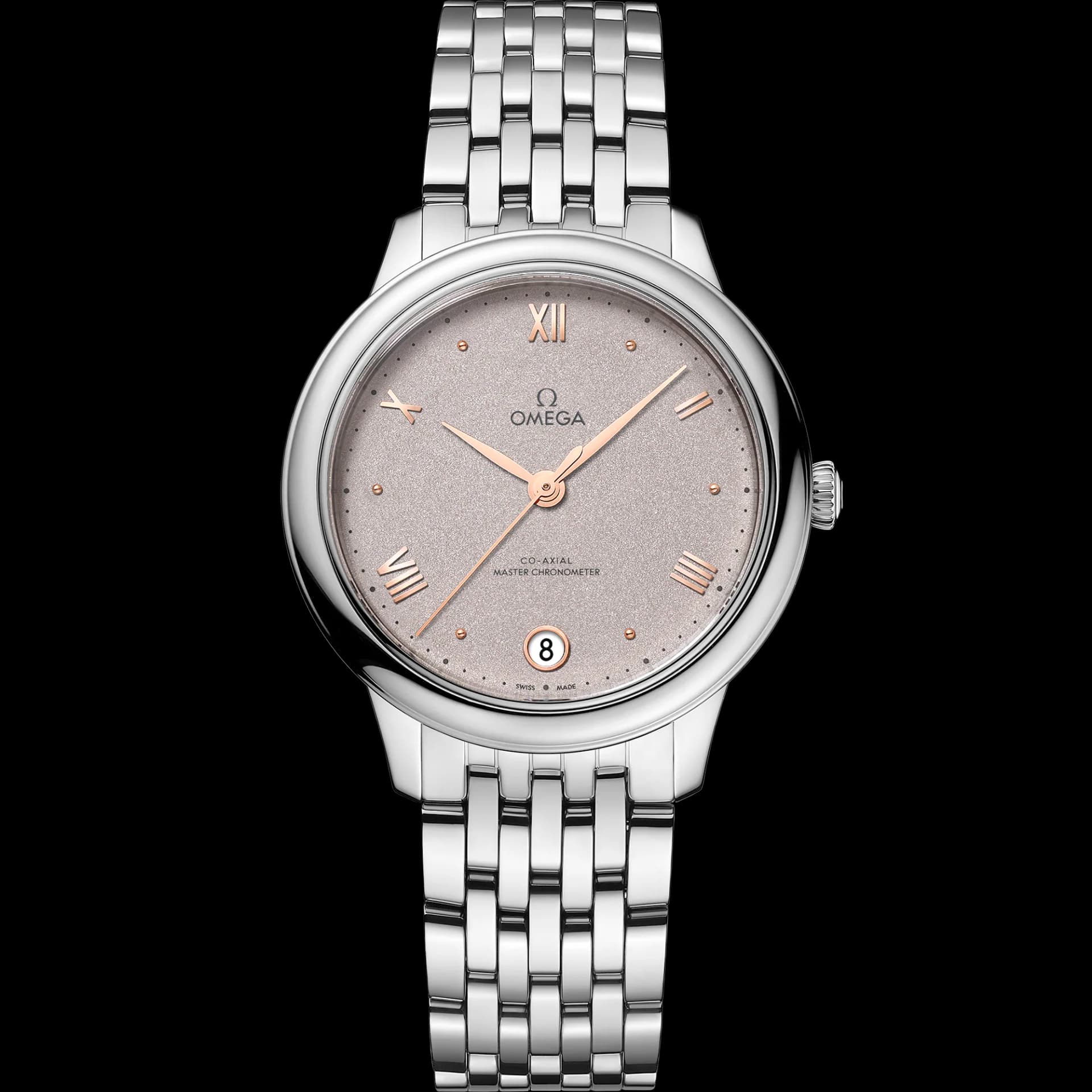 Omega De Ville 34 mm, acier sur acier