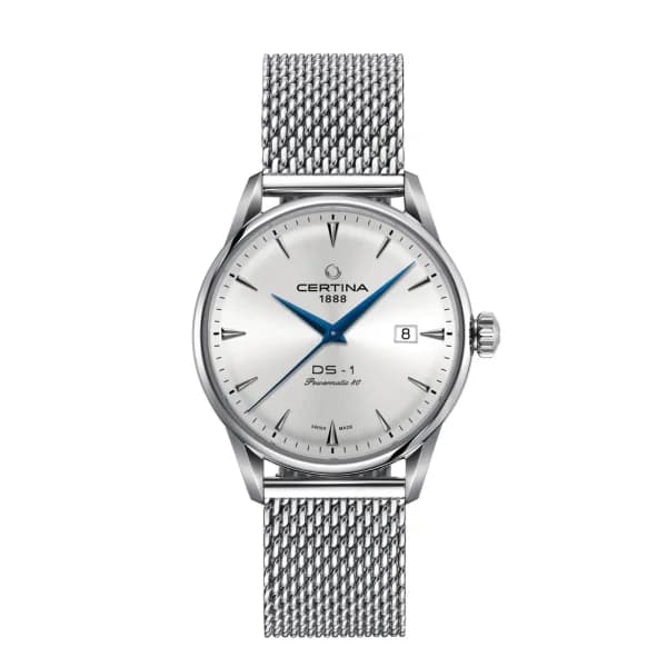 Certina Montre Certina DS-1 Powermatic 80 Automatique Cadran Argent
