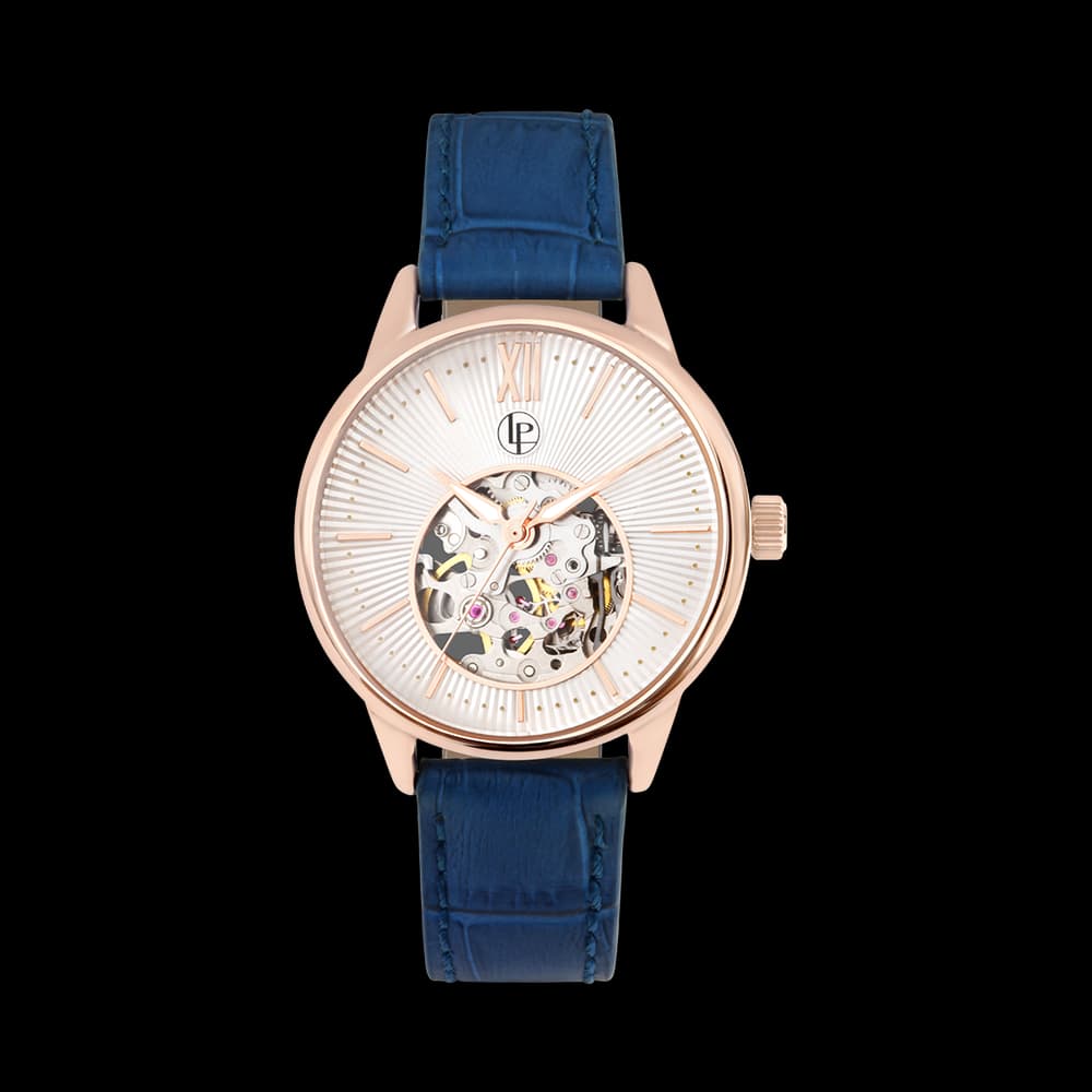 Louis Pion Montre automatique Femme Augustine Argenté, Blanc
