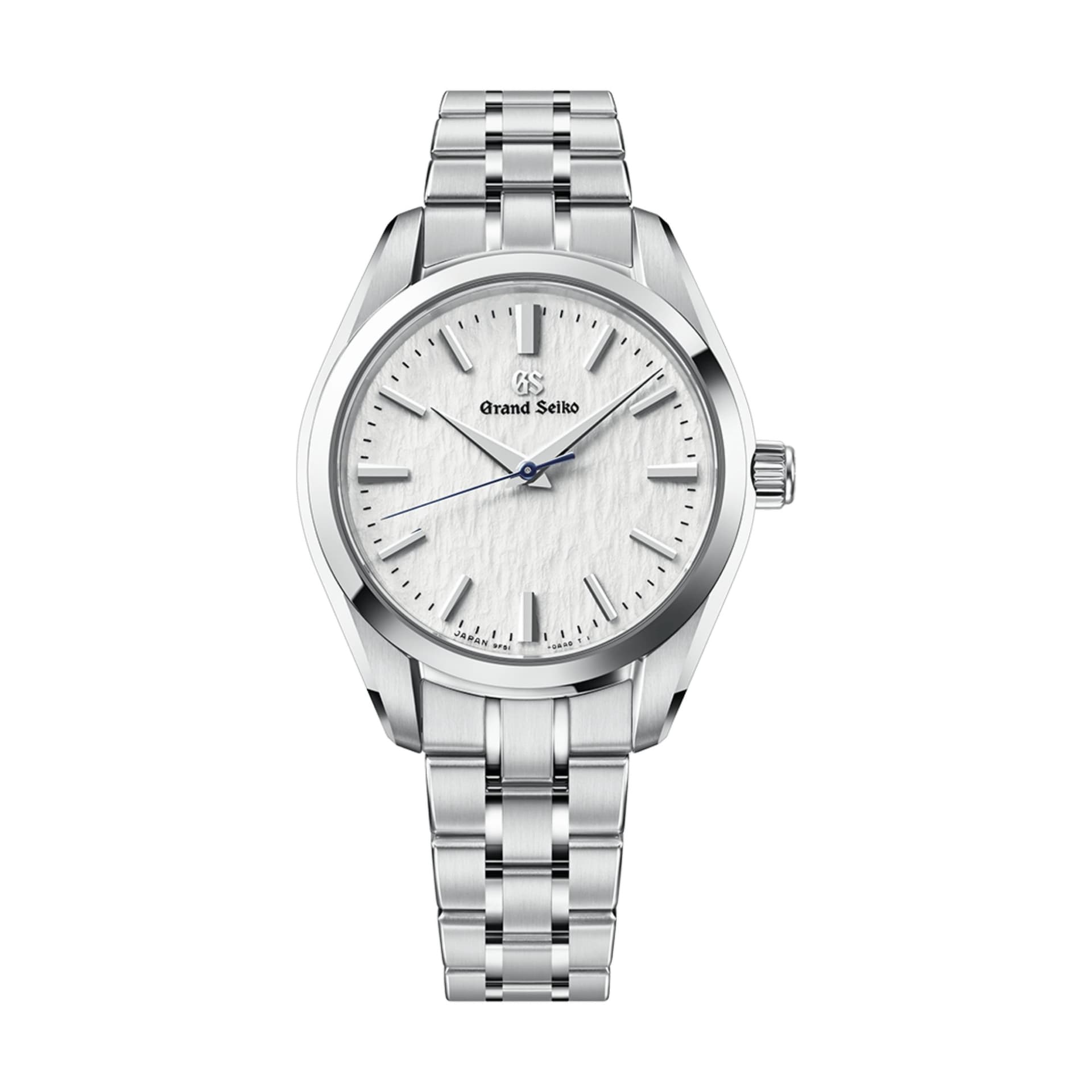 Grand Seiko Montre Grand Seiko Heritage "Snowflake" quartz cadran blanc bracelet acier 33 mm