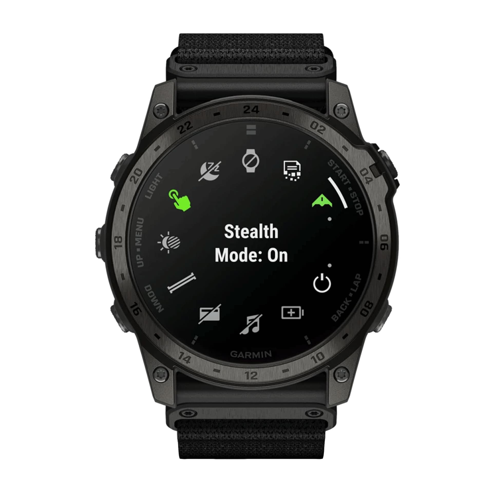 Garmin Montre Garmin Tactix 7 AMOLED Edition bracelet nylon et silicone noir 51 mm